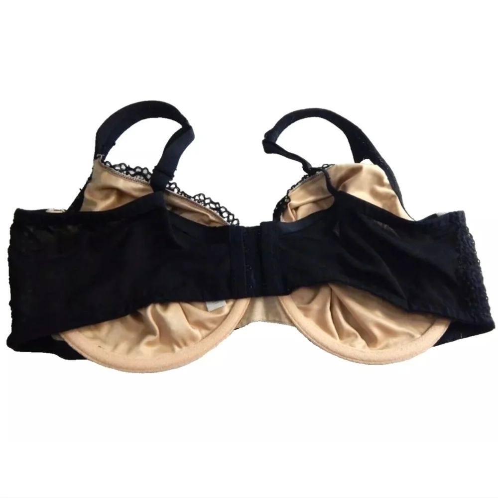 Cacique Modern Linear Lace Unlined Full Coverage Bra
